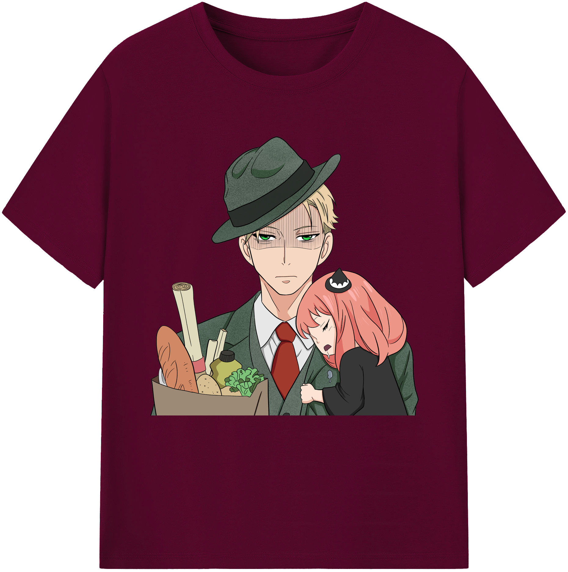 （画像用） SPY×FAMILY间谍家家酒 レディースカジュアルプリントTシャツ（綿100％）